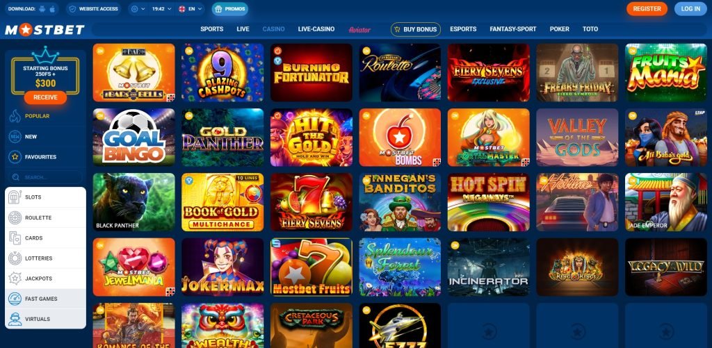 Most Popular Slots at Mostbet 6